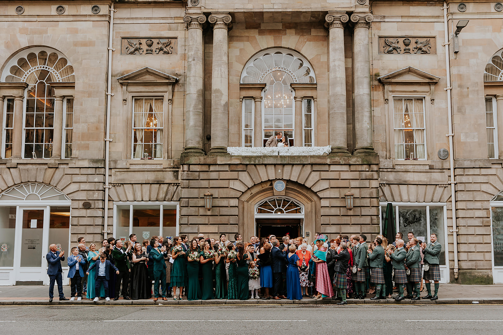 Zheni and Daniel Scottish Wedding Photographer Glasgow Trades Hall00051