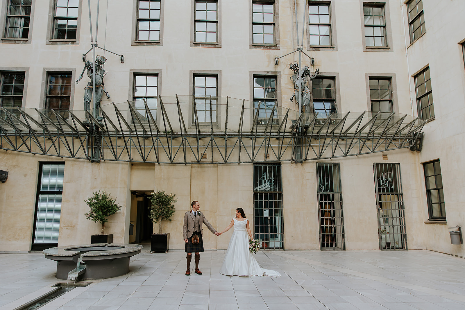 Zheni and Daniel Scottish Wedding Photographer Glasgow Trades Hall00055