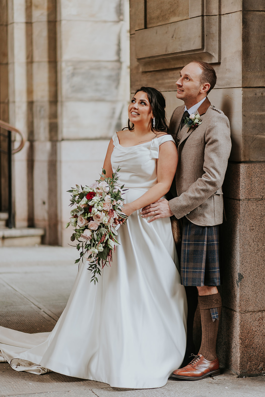 Zheni and Daniel Scottish Wedding Photographer Glasgow Trades Hall00063