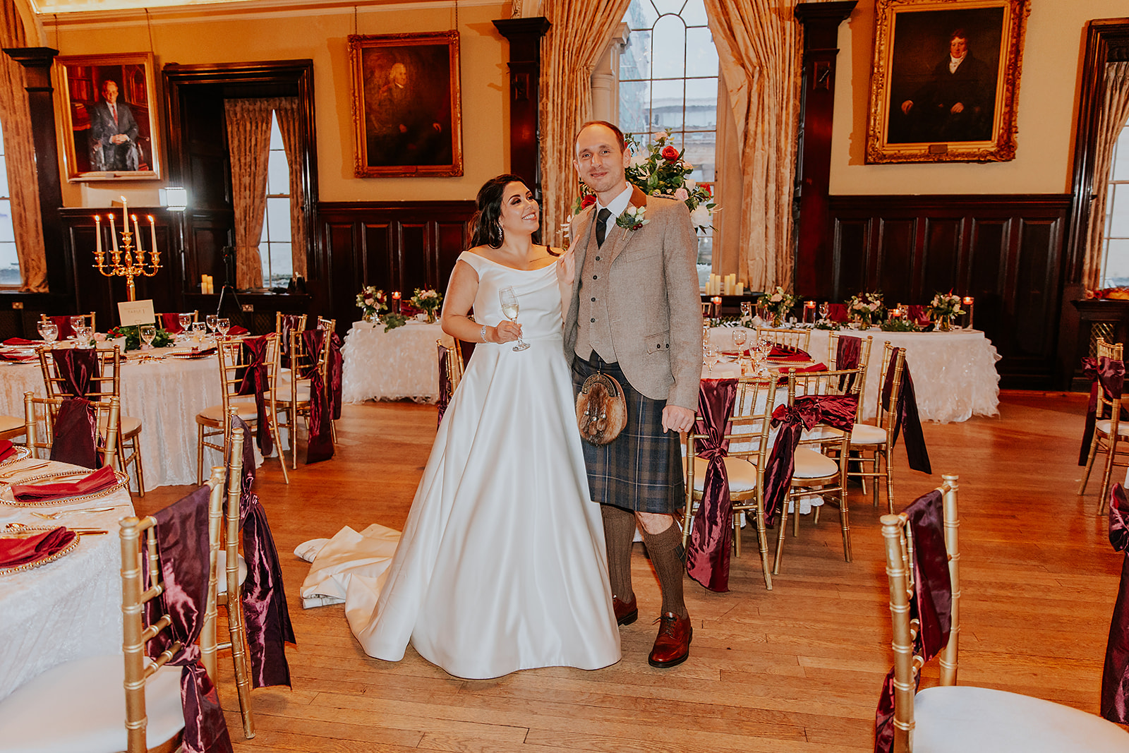 Zheni and Daniel Scottish Wedding Photographer Glasgow Trades Hall00068