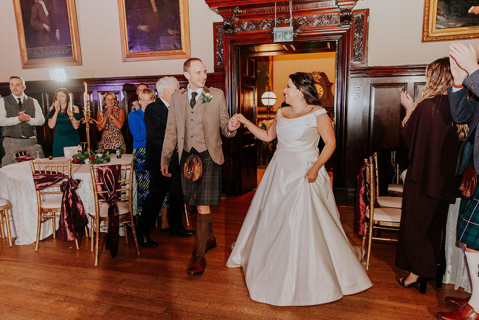 Zheni and Daniel Scottish Wedding Photographer Glasgow Trades Hall00075