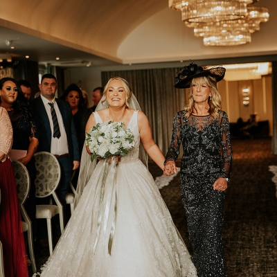 Lochside Hotel Wedding Aisle Photography