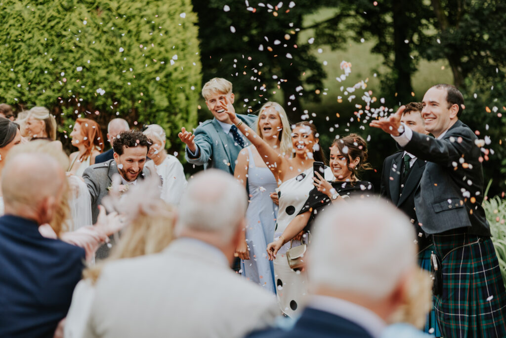 Confetti at Brig o Doon